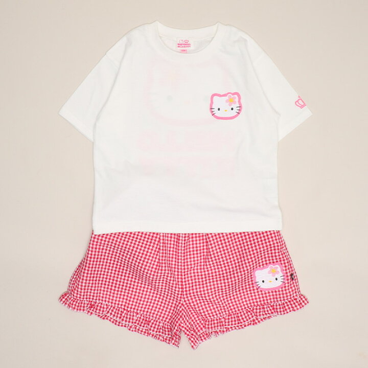 🇯🇵預訂 日本直送🇯🇵Babydoll x Sanrio系列五色人物前後印花短袖T恤格紋短褲套裝