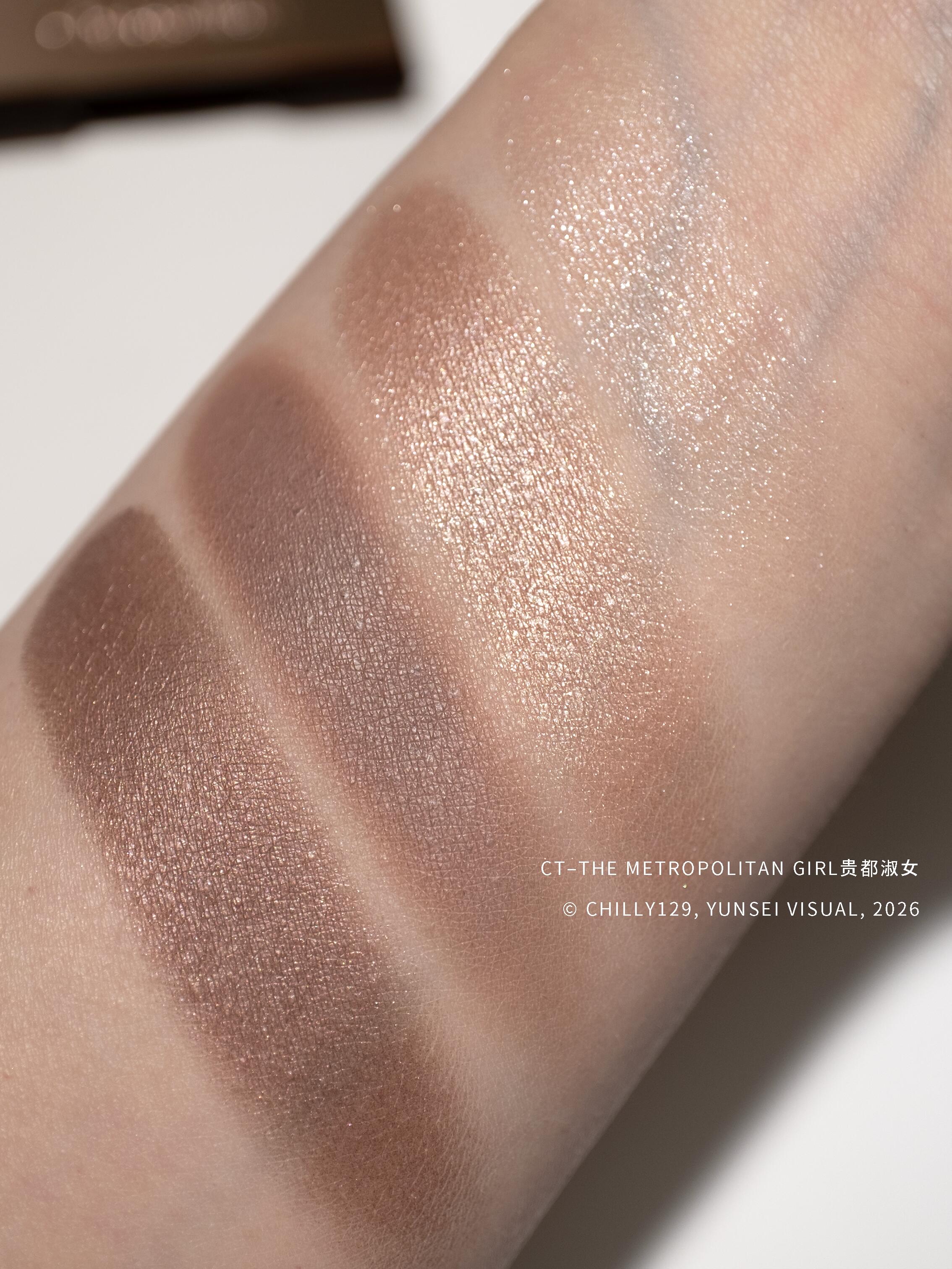 🆕新品！亞洲限定! Charlotte Tilbury CT #The metropolitan girl 四色眼影 冷都盤