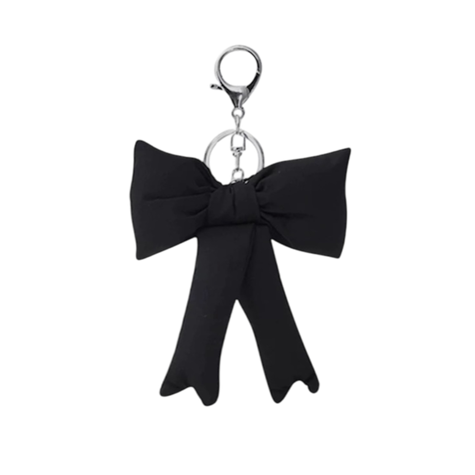 Phone Charm Set｜布款大蝴蝶結掛飾*黑*