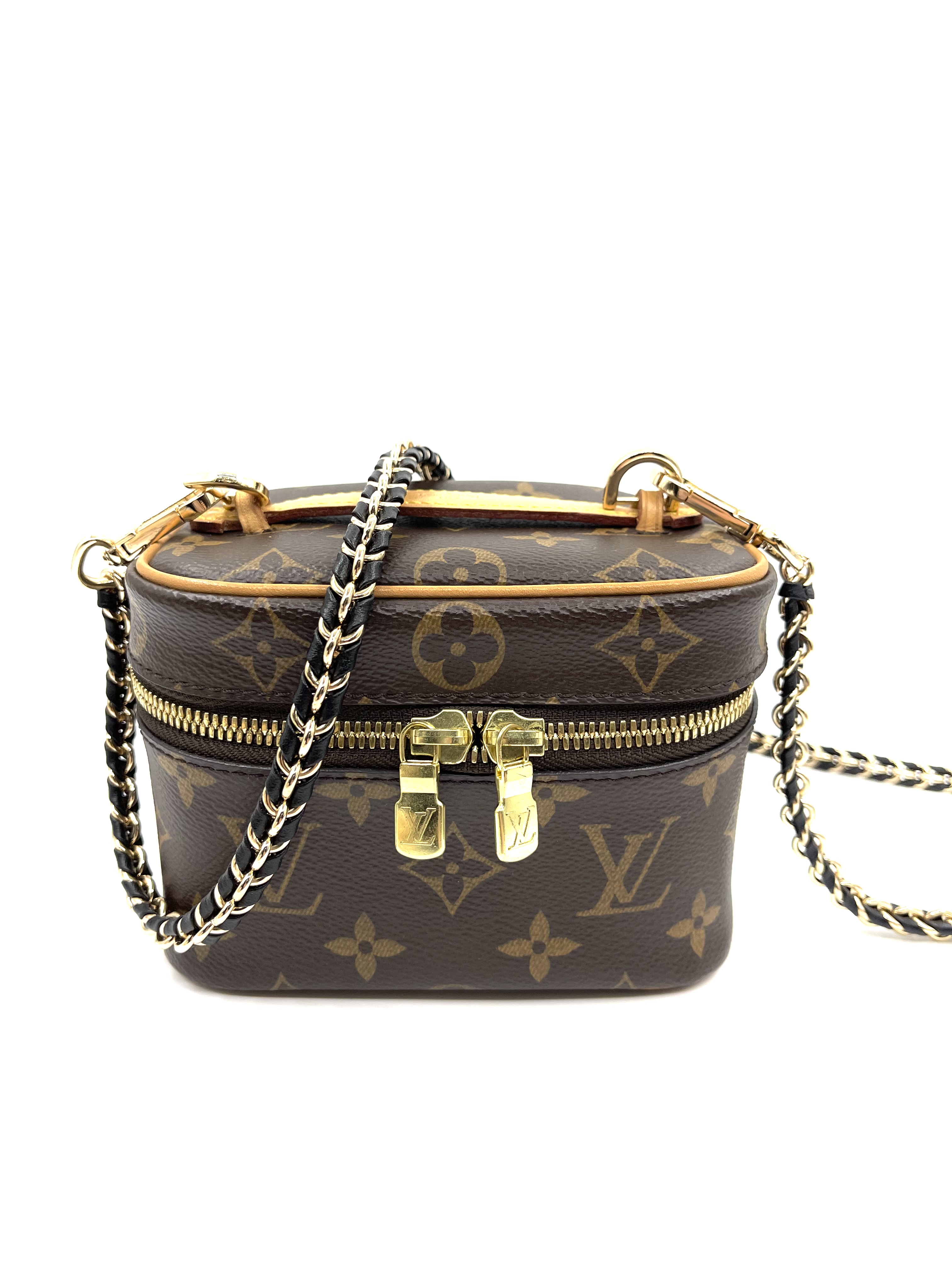 Pre-owned LOUIS VUITTON Vanity 2way chain hand crossbody bag Monogram Reverse