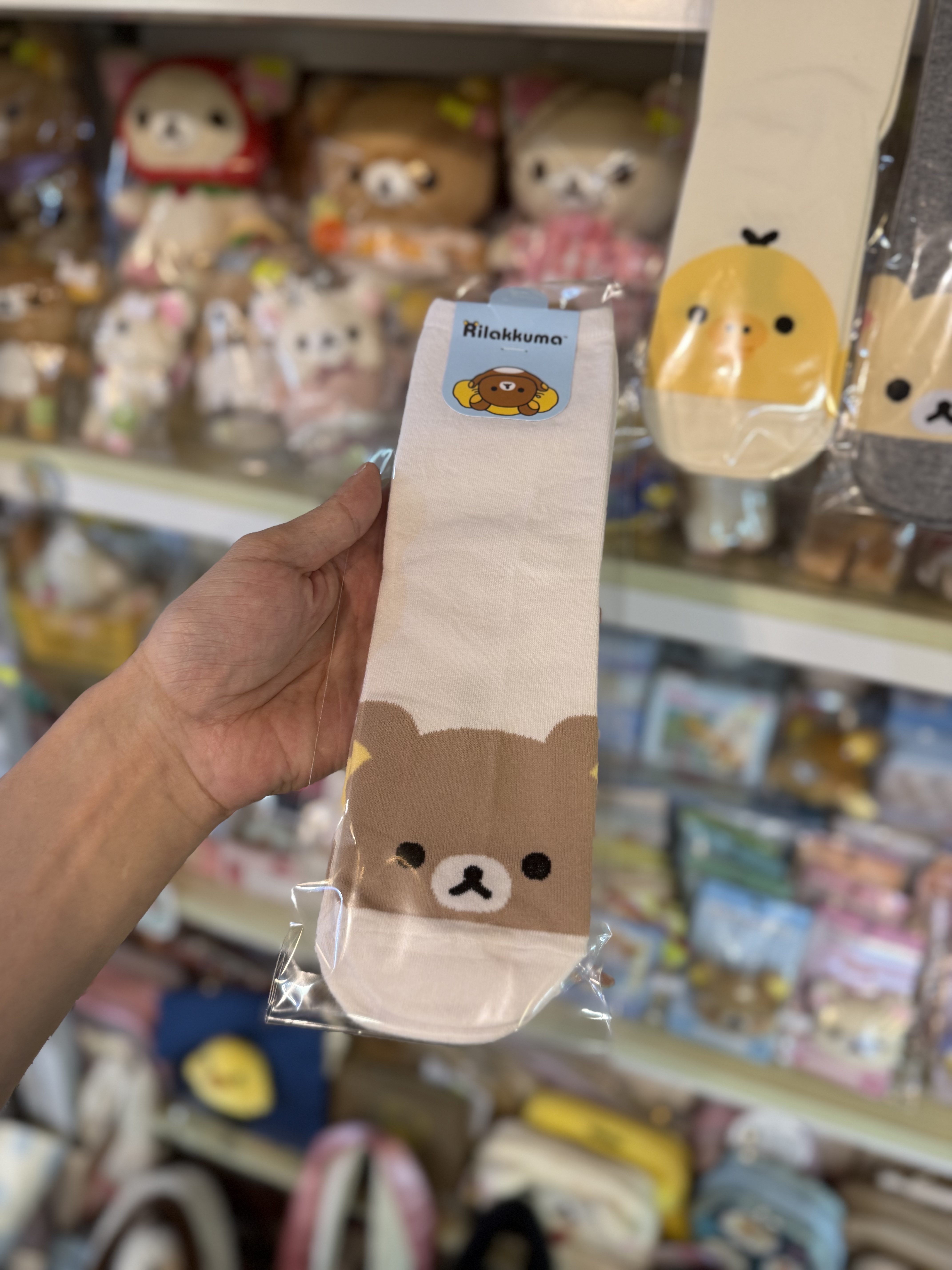 《現貨》全新韓國限定 Rilakkuma長襪