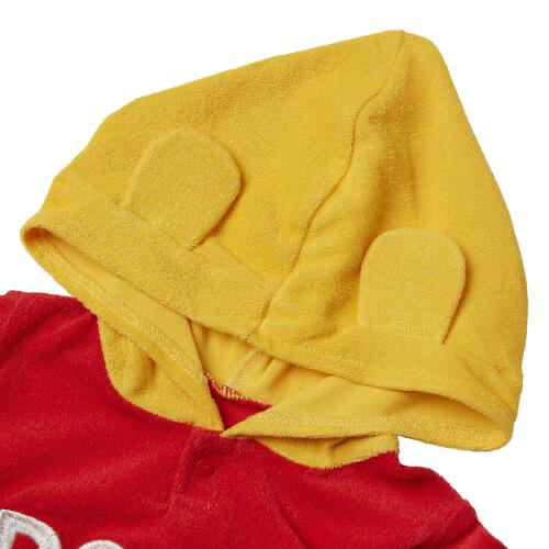 🇯🇵預訂 日本直送🇯🇵Winnie the pooh小熊維尼造型連帽短袖包屁衣