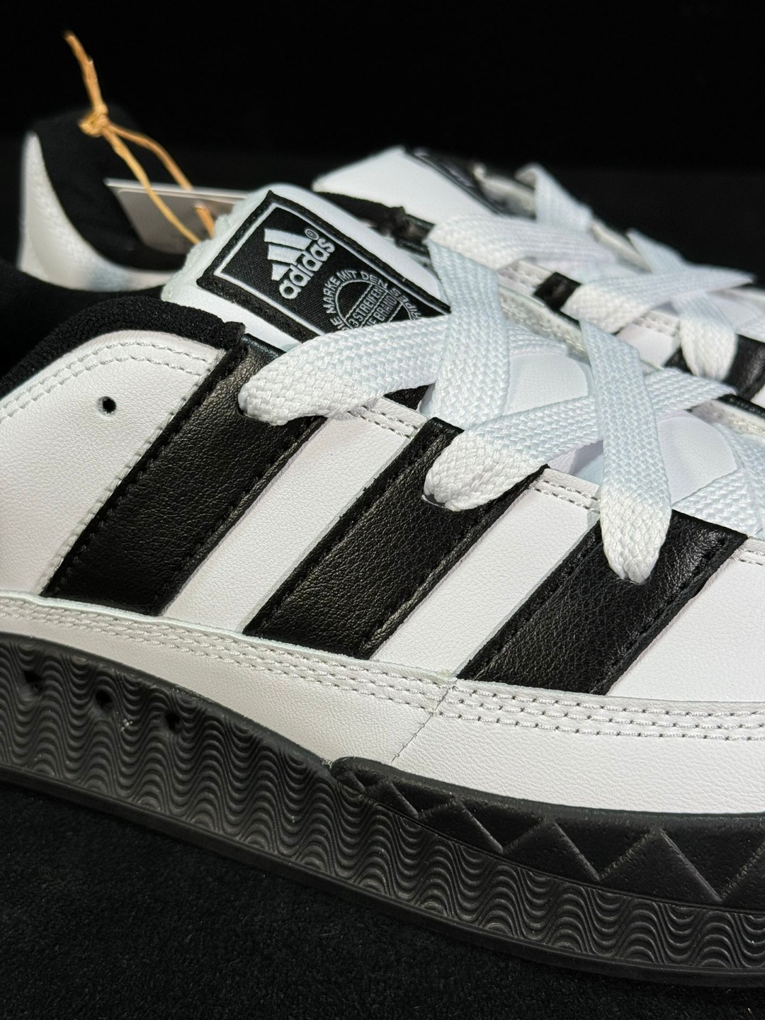 Atmos x Adidas Adimatic White Black Sneakers ID7717