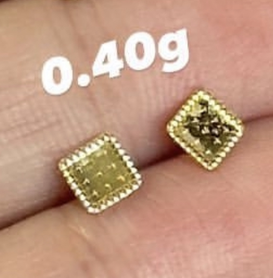 【无氢5D】鱼鳞蝴蝶/小兔/四角星耳钉