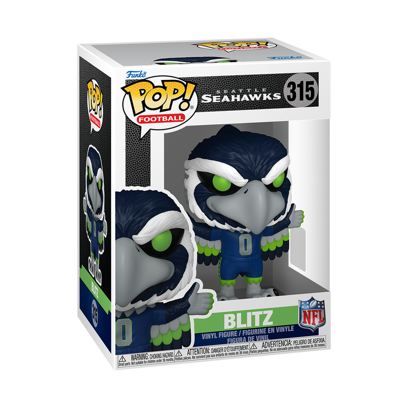 📦訂購 美國代購 Funko POP! NFL Blitz Figure 西雅圖海鷹 模型