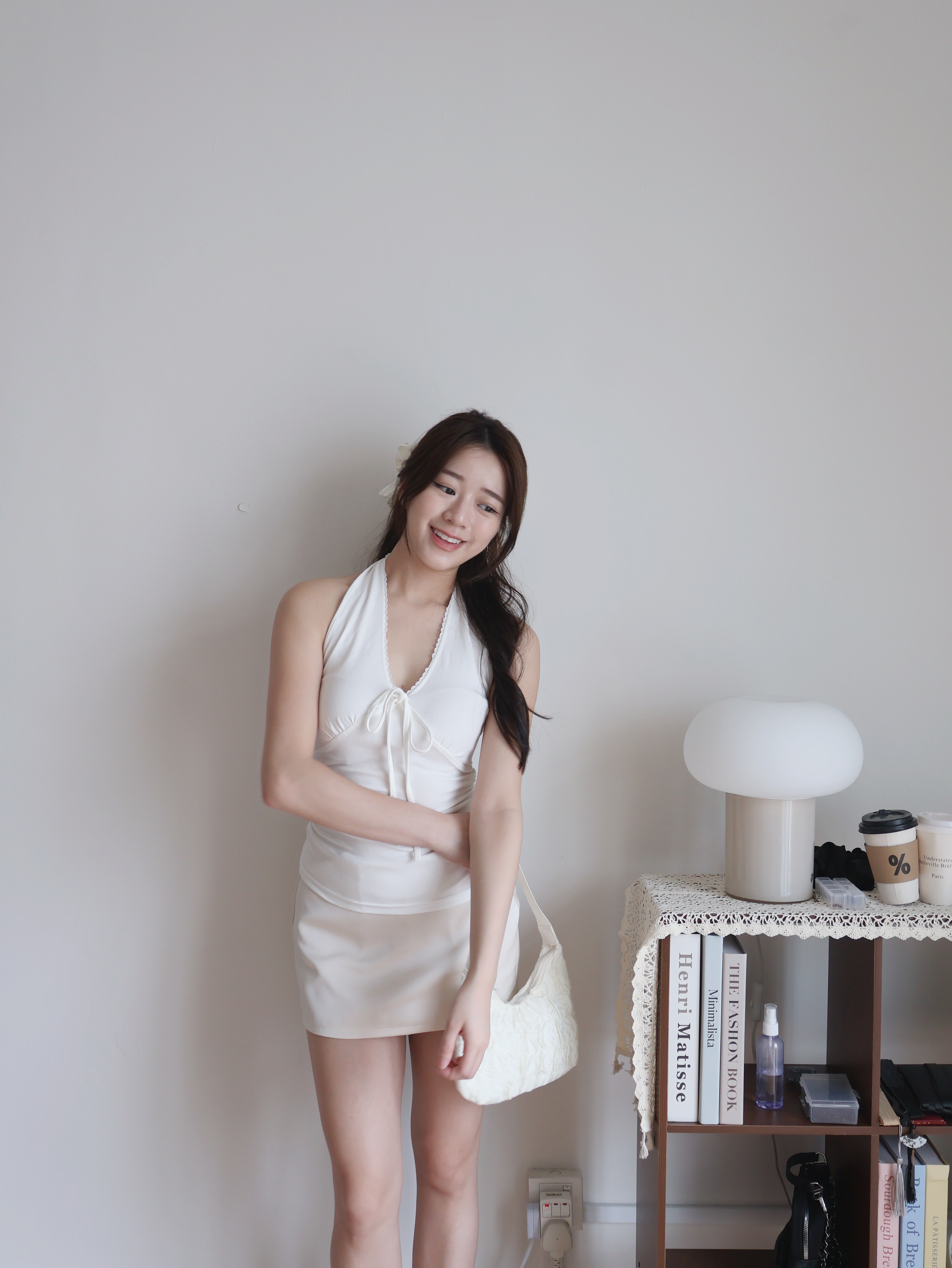 Gracie Halter Top | White