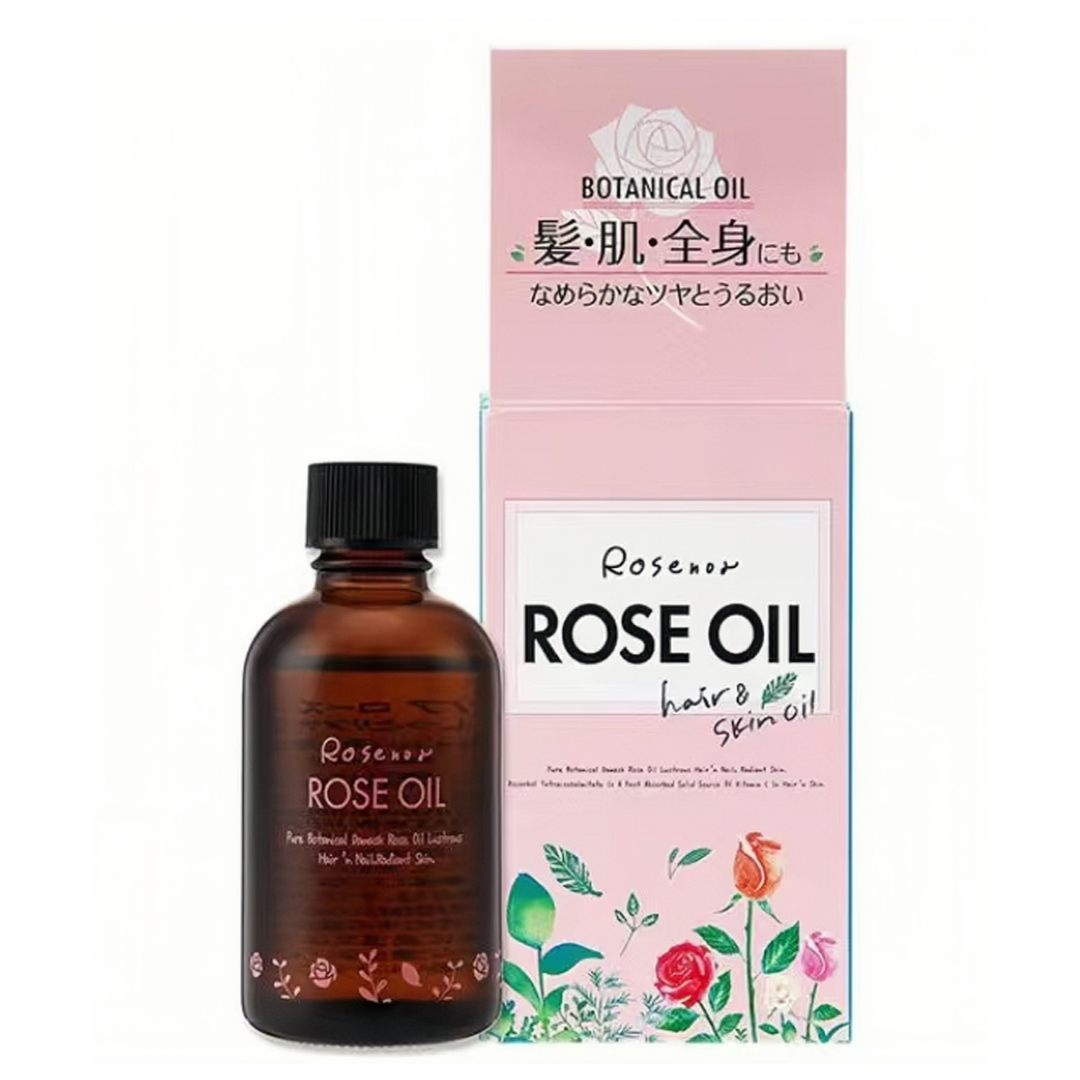 日本製 Rosenoa 大馬士革玫瑰護理油 60ml｜全方位美肌美髮秘密