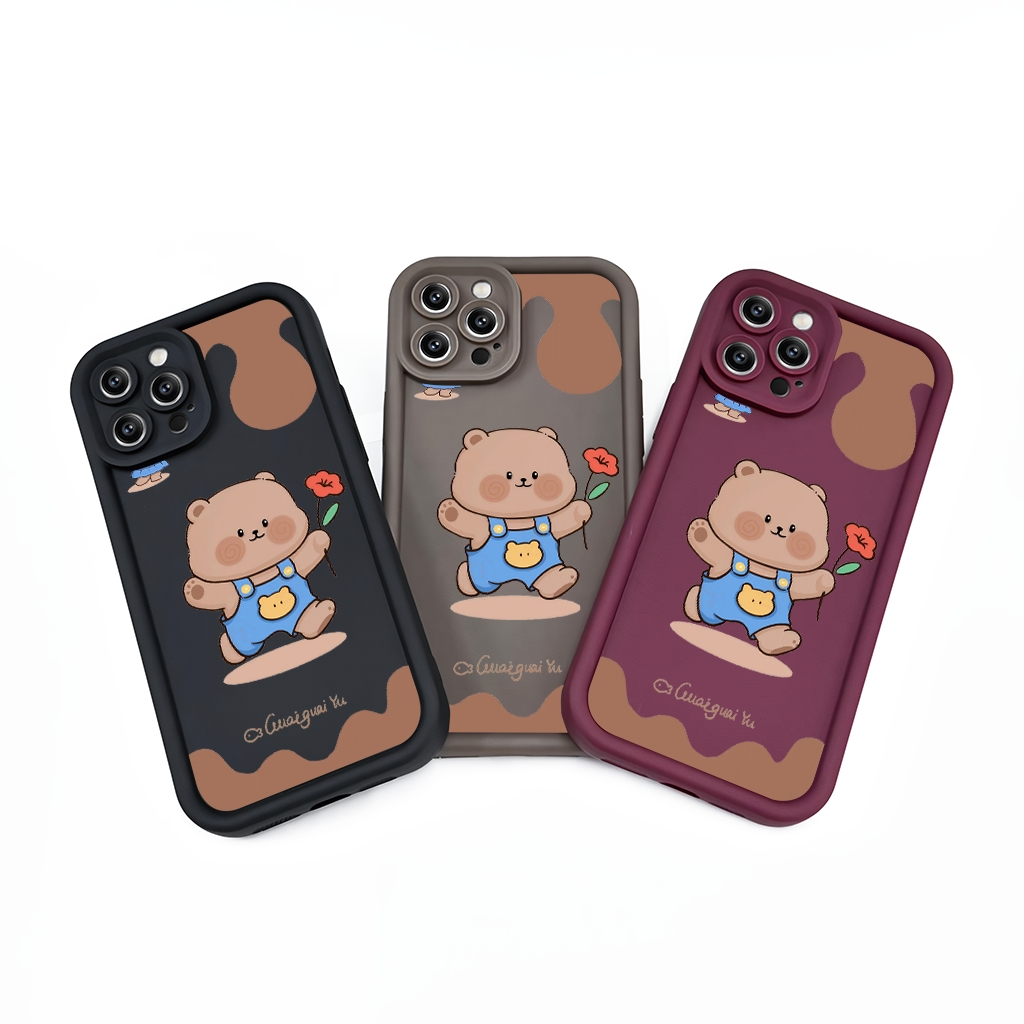 TPU DESIGN CASE PHONE FOR SAMSUNG - DESIGN BEAR E