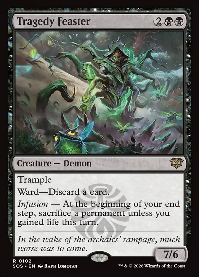 [EN] [Foil] Tragedy Feaster [SOS-102] R