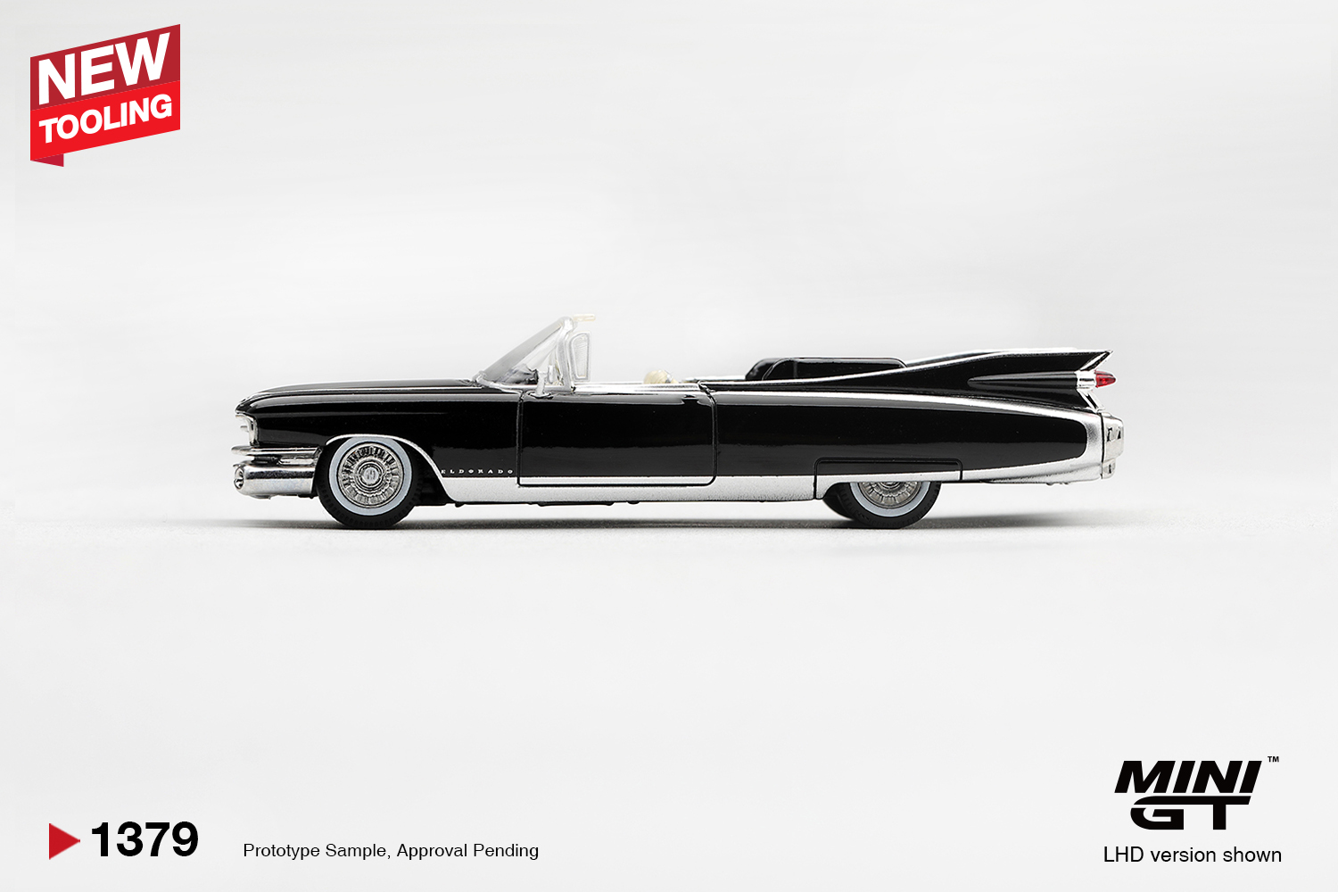 Pre Order - MINI GT ( MGT01379-L ) Cadillac Eldorado Biarritz 1959 Black / MINIGT 預訂優惠價 Pre-Order Price: HK$80