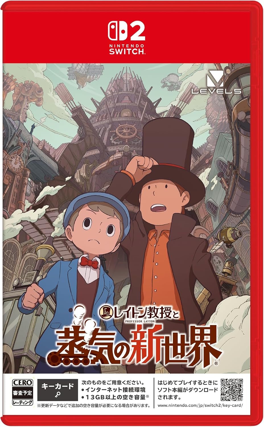 【預售 10/ 12】SW2 雷頓教授與蒸氣新世界 Professor Layton and The New World of Steam 中/英/日文  (日文封面 ) XLMS3396