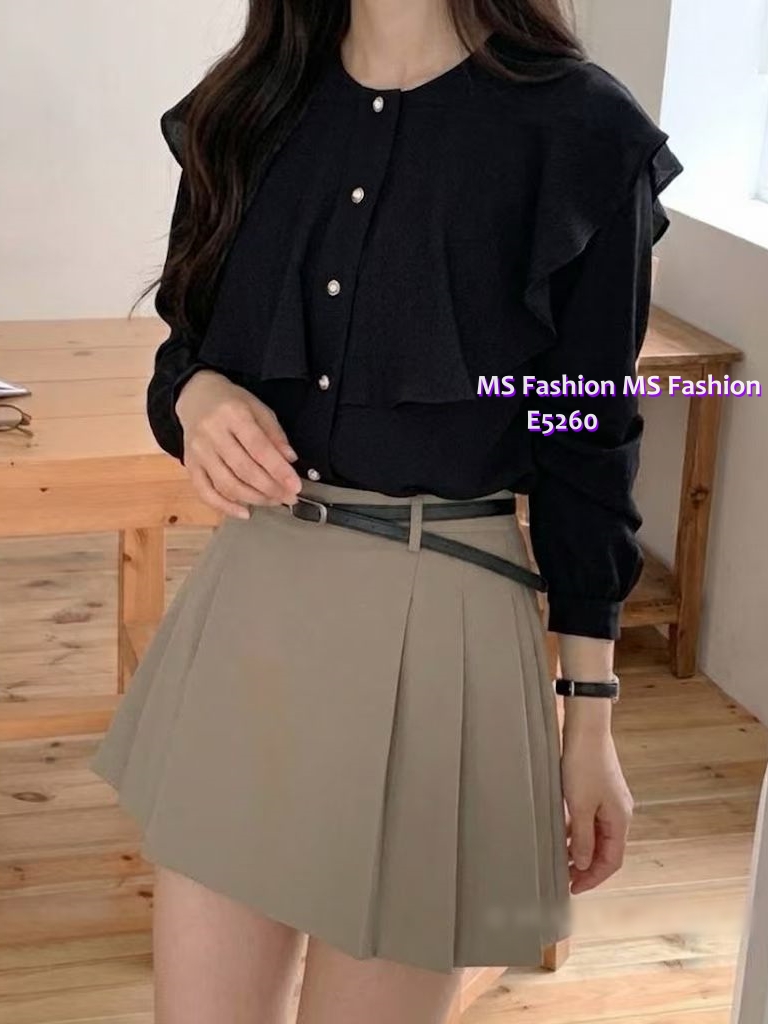 E5260 靚料ruffle top