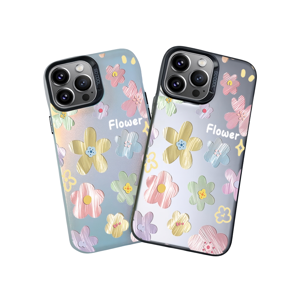 IMD CASE PHONE FOR OPPO - DESIGN FLOWER Y