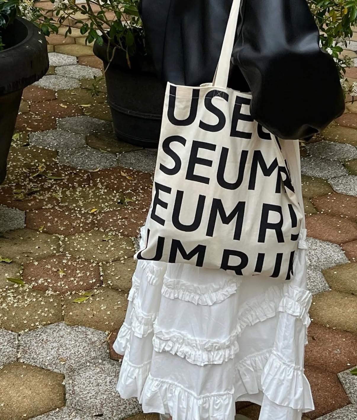 荷蘭RIJKS MUSEUM帆布袋 黑色 純棉 有機 國家博物館 環保袋 購物袋