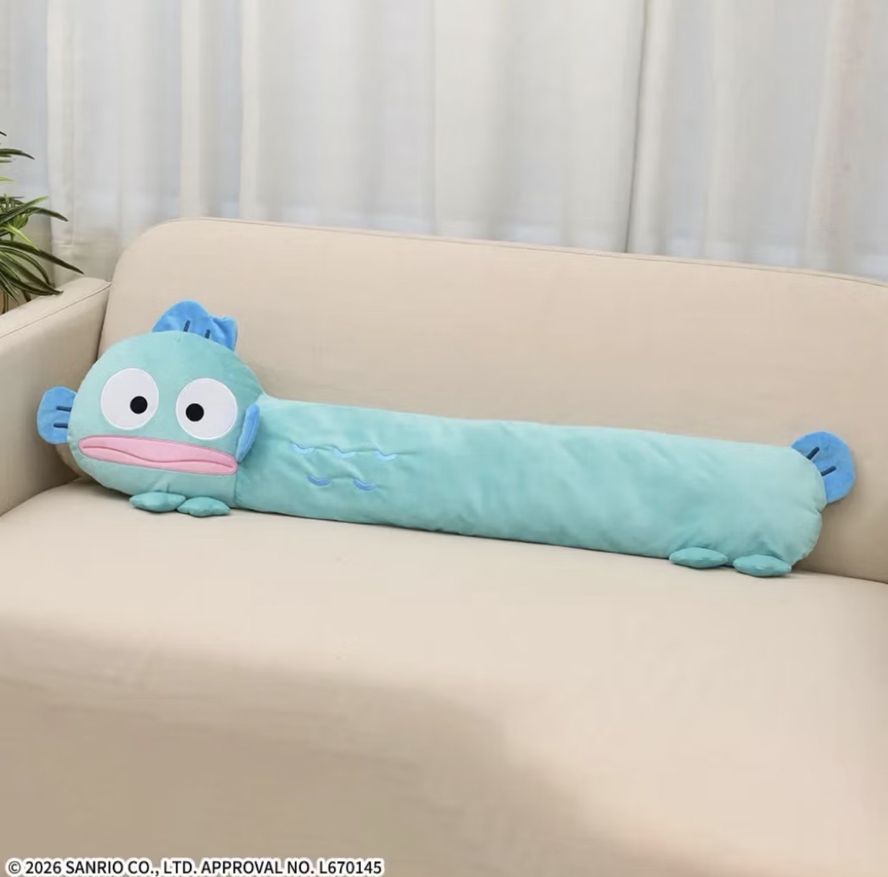 【日本】 SANRIO 水怪 超長攬枕