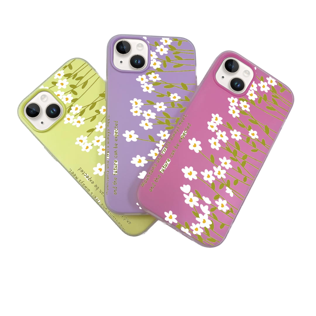 JELLY CASE PHONE FOR IPHONE - DESIGN FLOWER A1