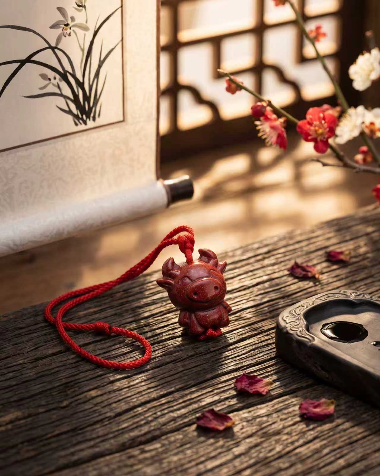 硃砂生肖牛