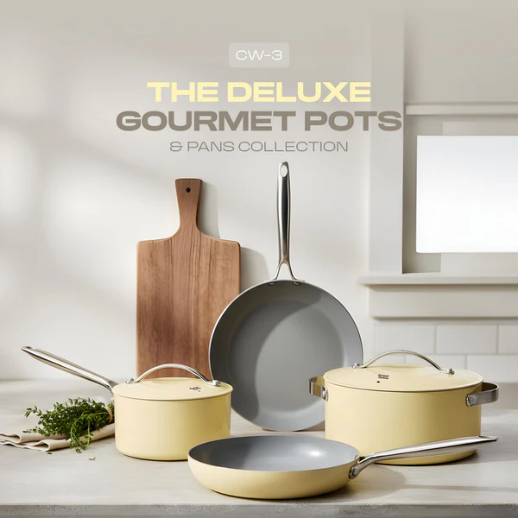 Russell Taylors Ceramic Non-Stick Cookware (CW-3)