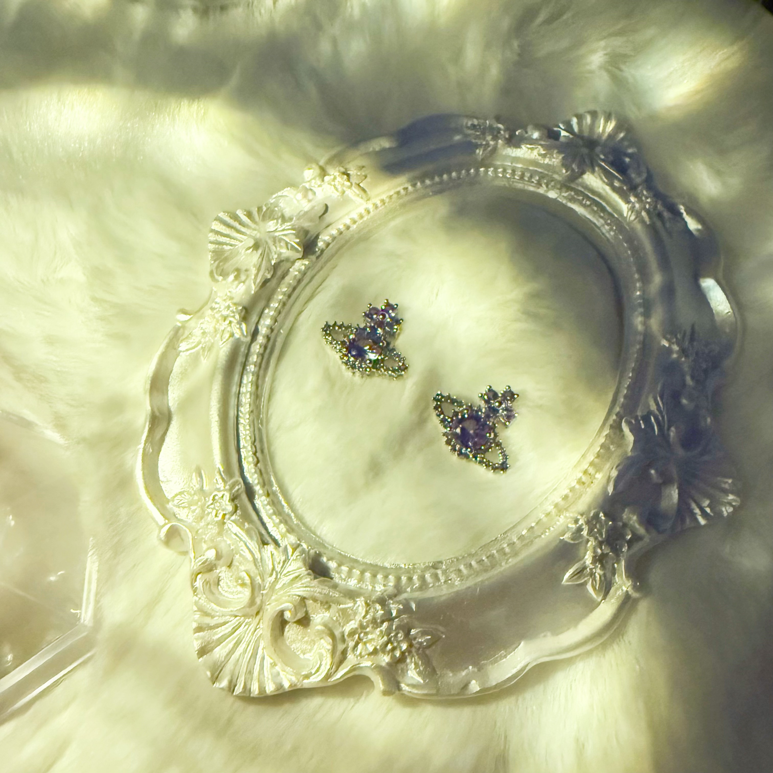 VW Valentina earrings purple/s