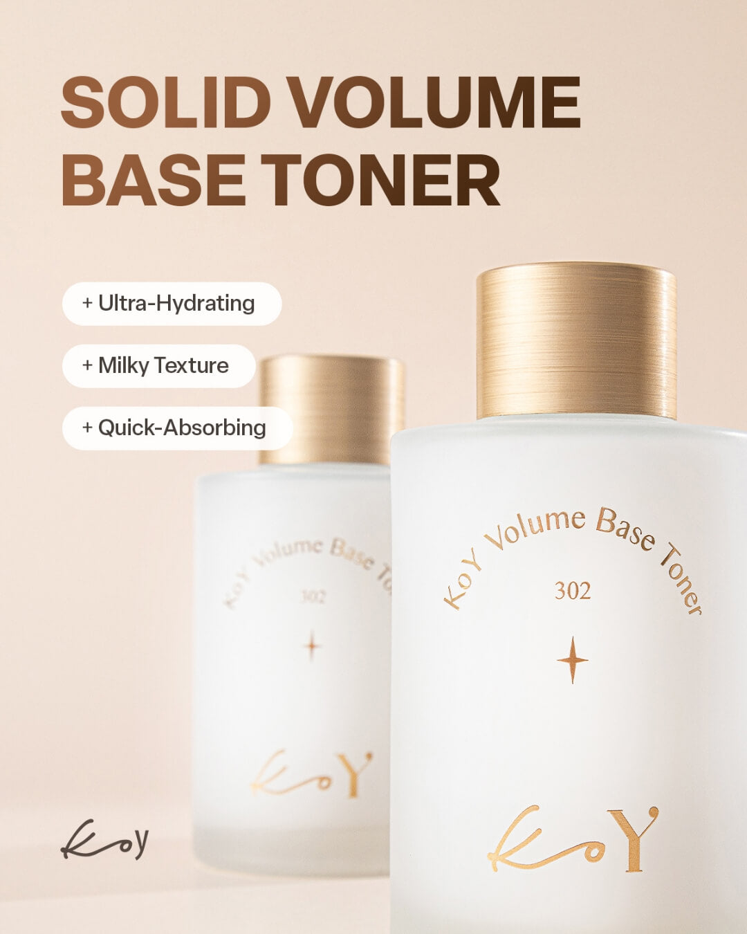 Koy Solid Volume Base Toner 100ml [預計9月中出貨]