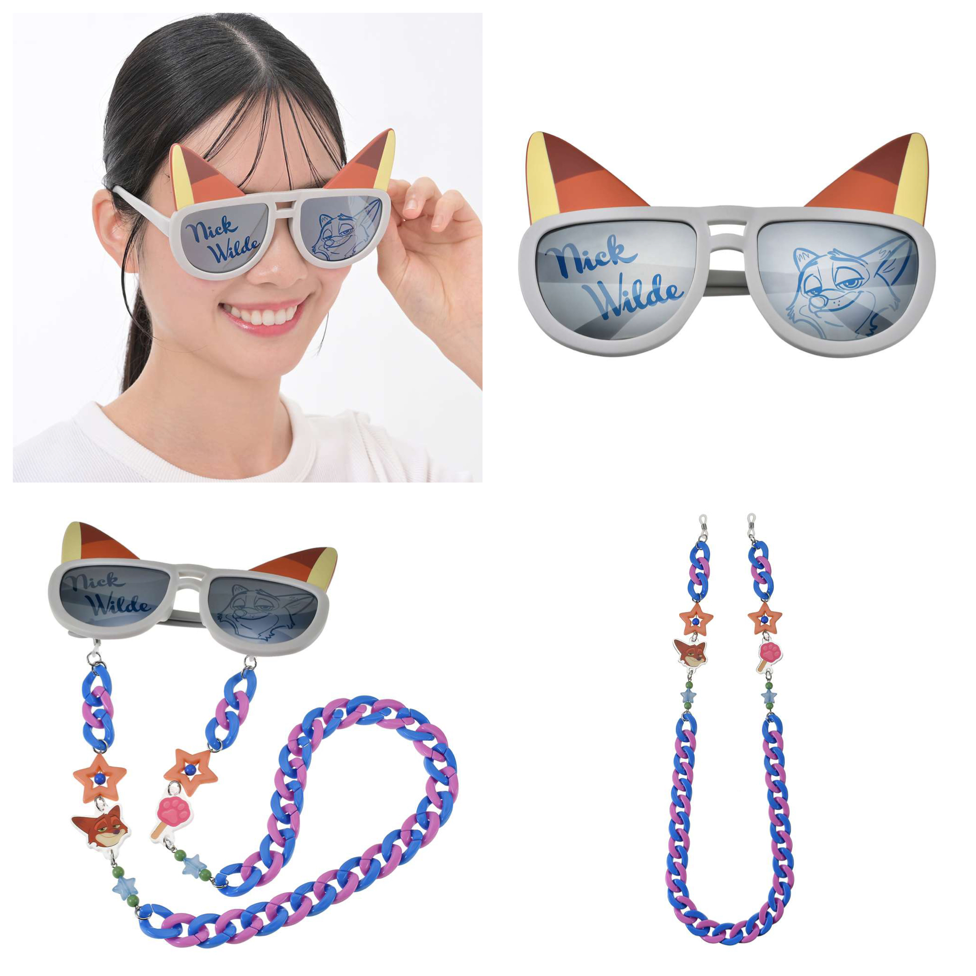 日本預訂📍日本迪士尼Sunshine Days系列 - 防UV眼鏡/眼鏡鏈 21/4日本開售
