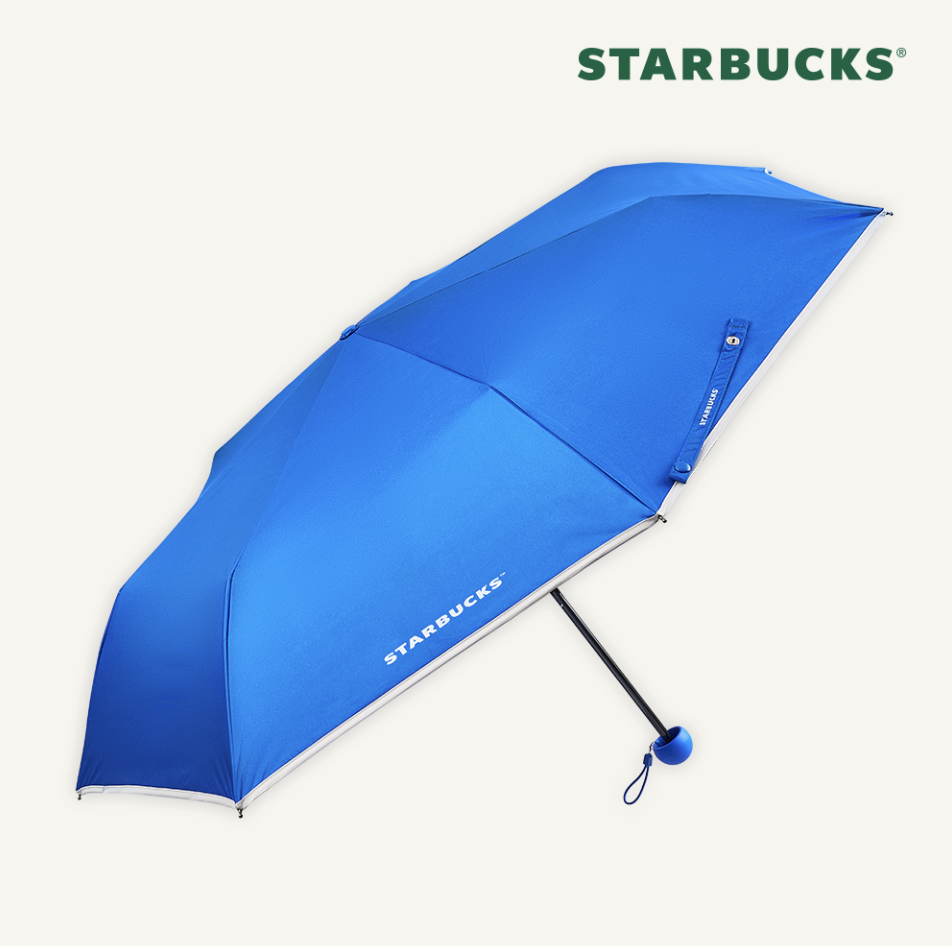 夏季海洋系列｜ 韓國 Starbucks 星巴克 3段式 遮光晴雨傘｜Summer Fest 3-Fold Umbrella