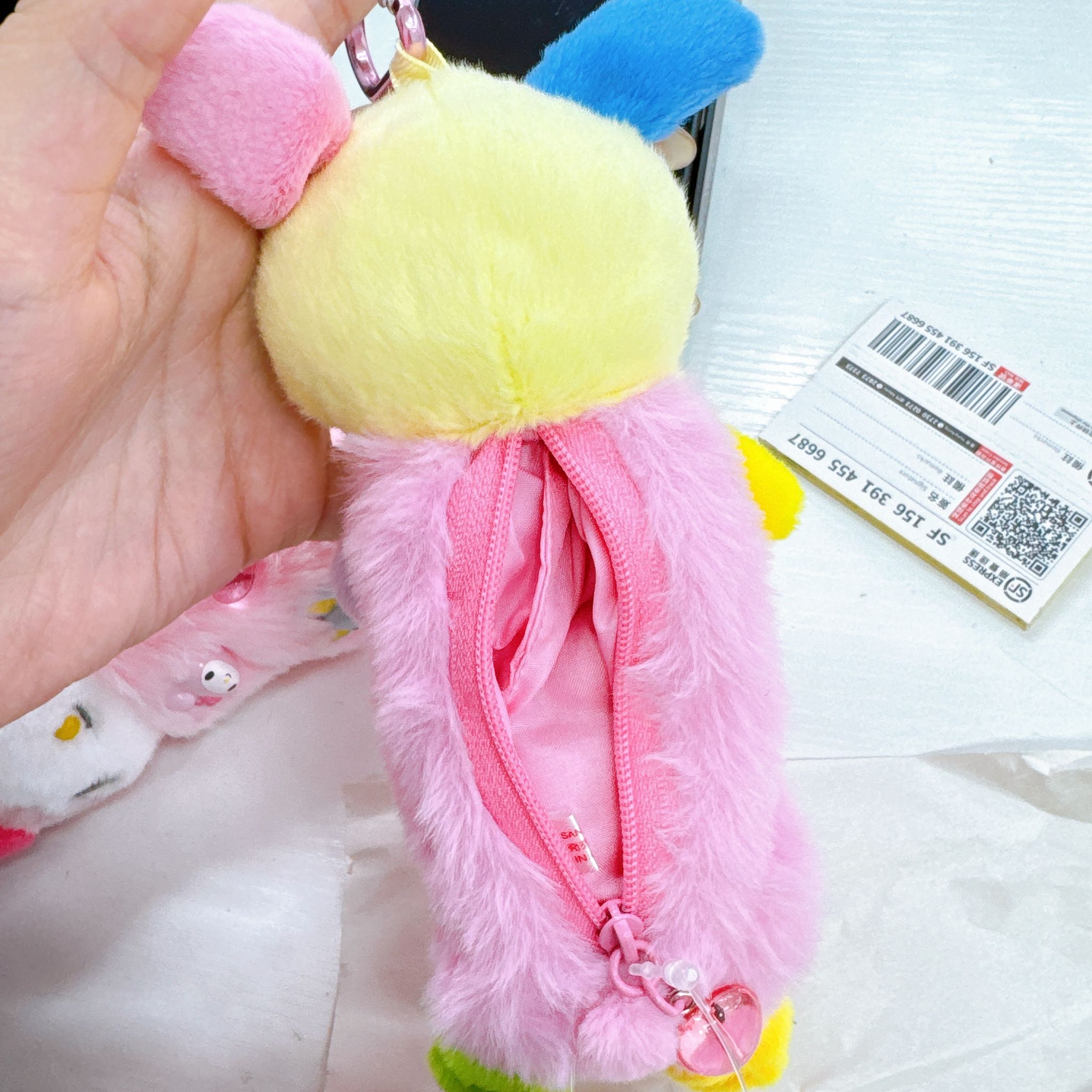 日本直送 Sanrio 3D珠子拉鍊掛袋