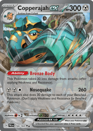 Pokemon TCG Card Game - Copperajah ex 150/193
