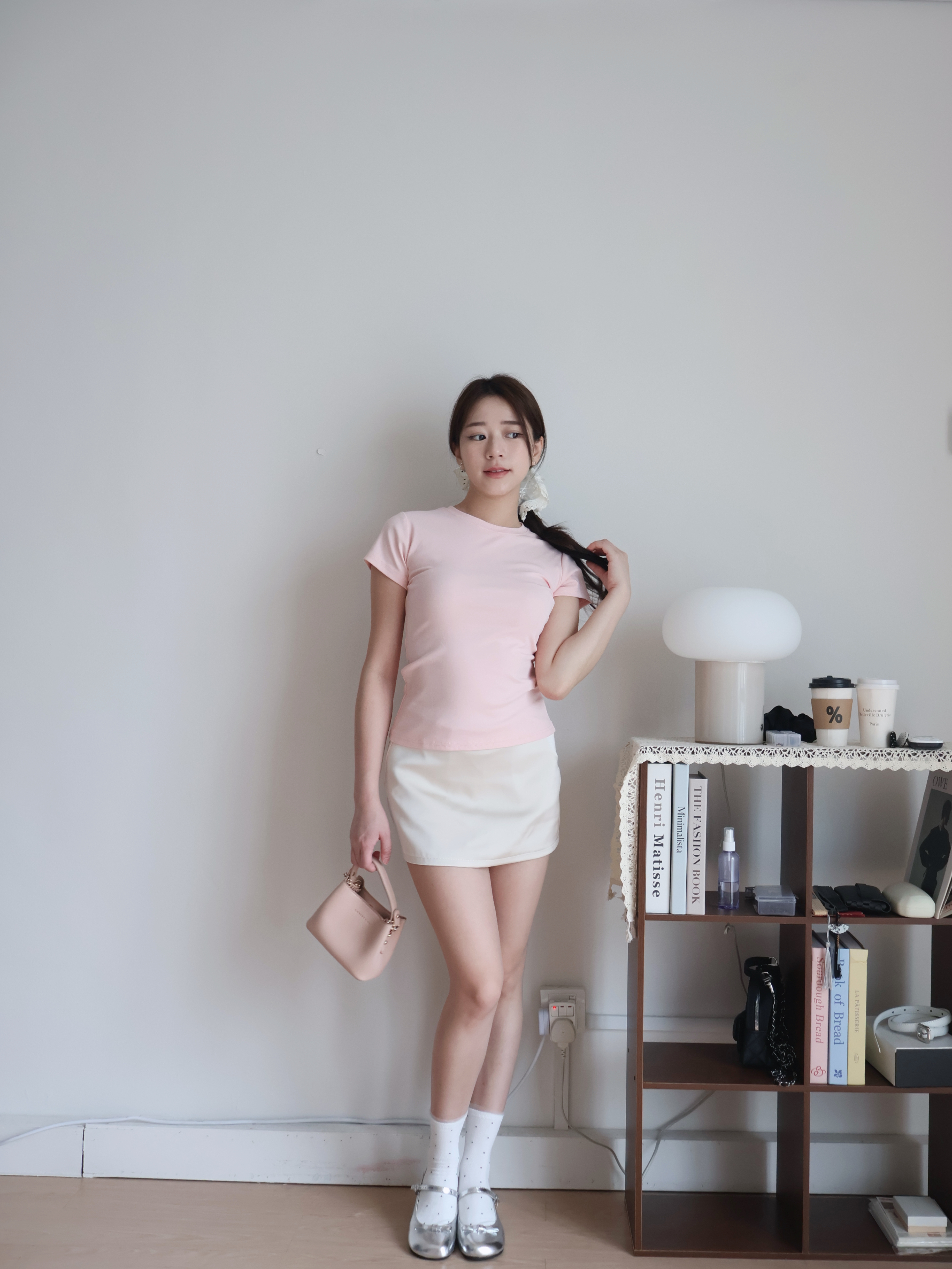 Hailey Cotton Tee | Pink