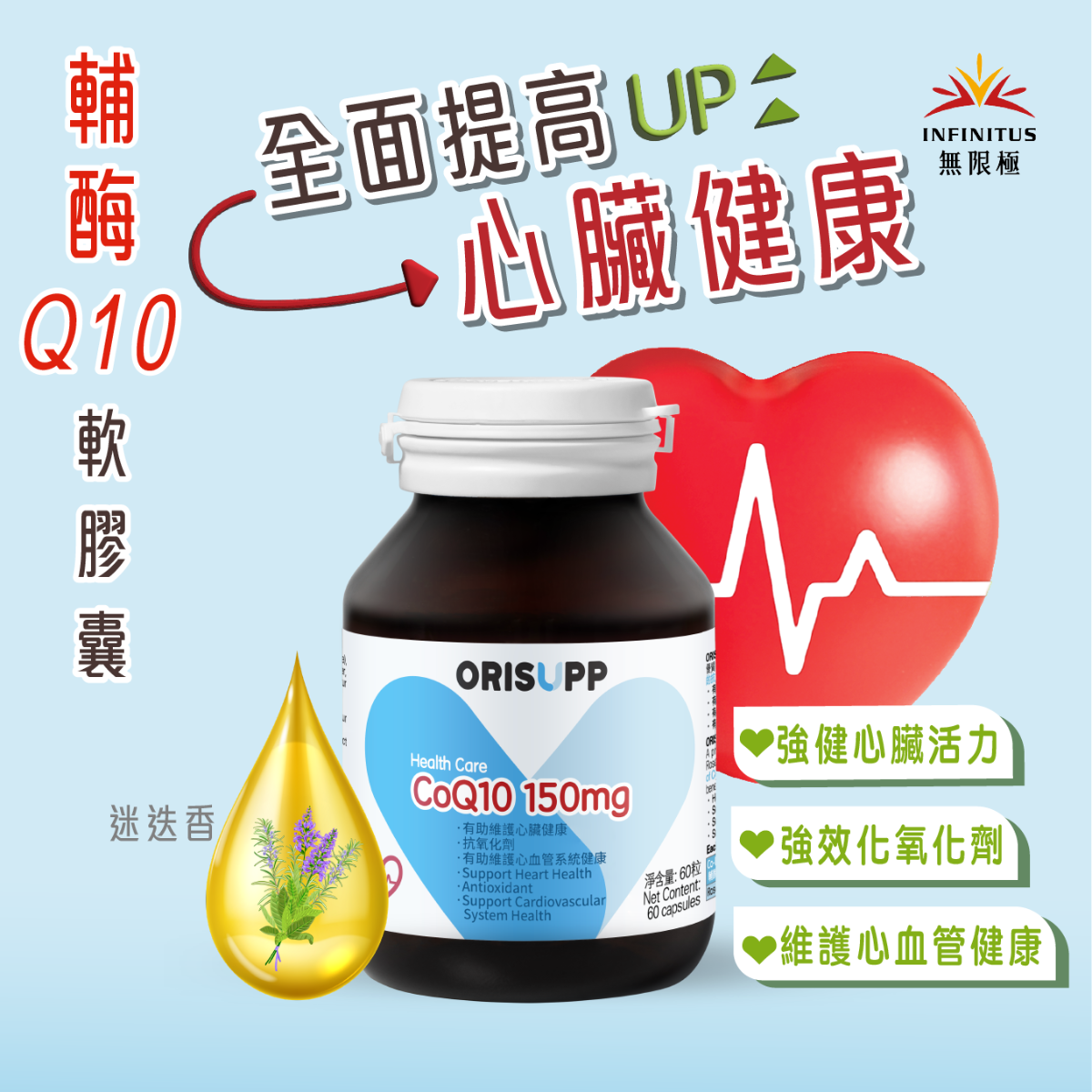 優全佳牌輔酶Q10軟膠囊（澳洲原裝進口）