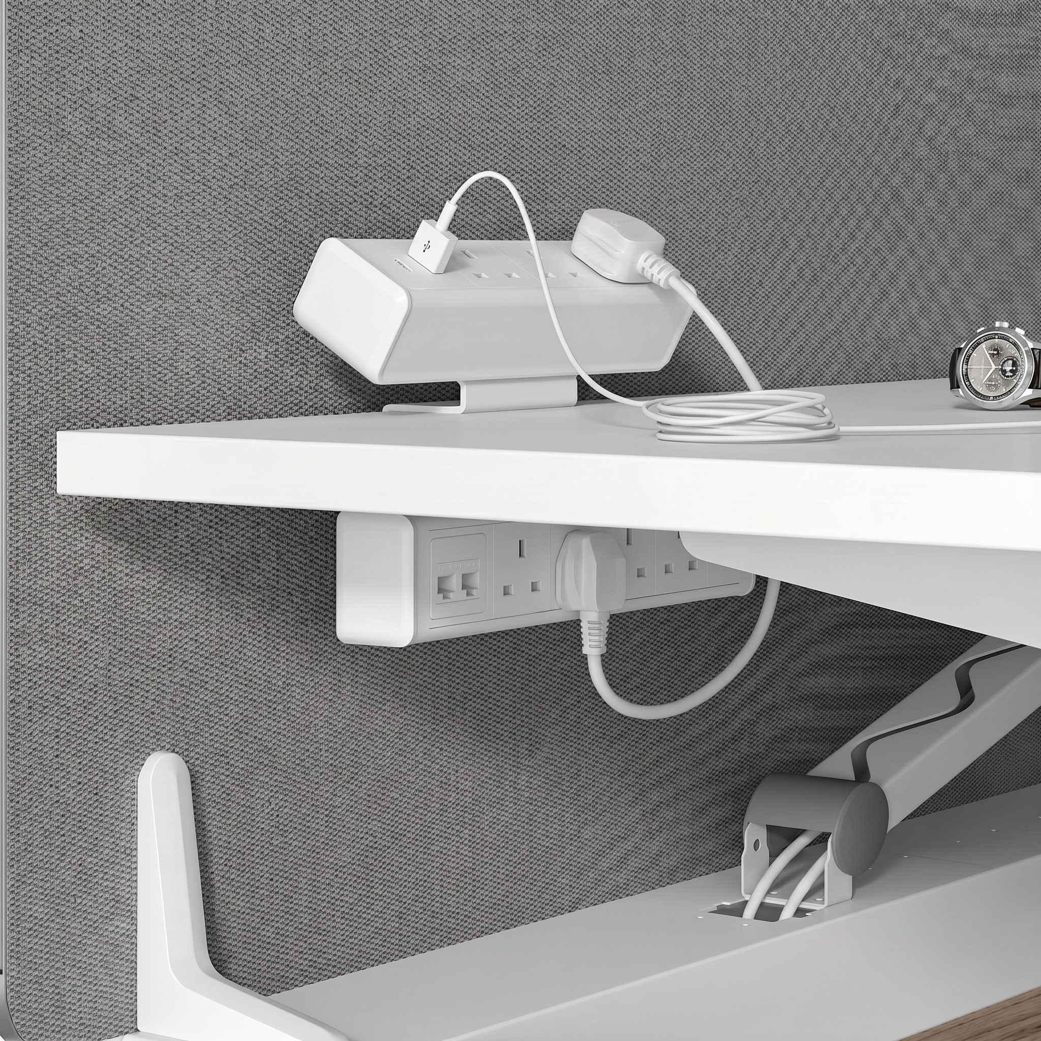 Dual Mount Desk Socket / Power Station/ Charger