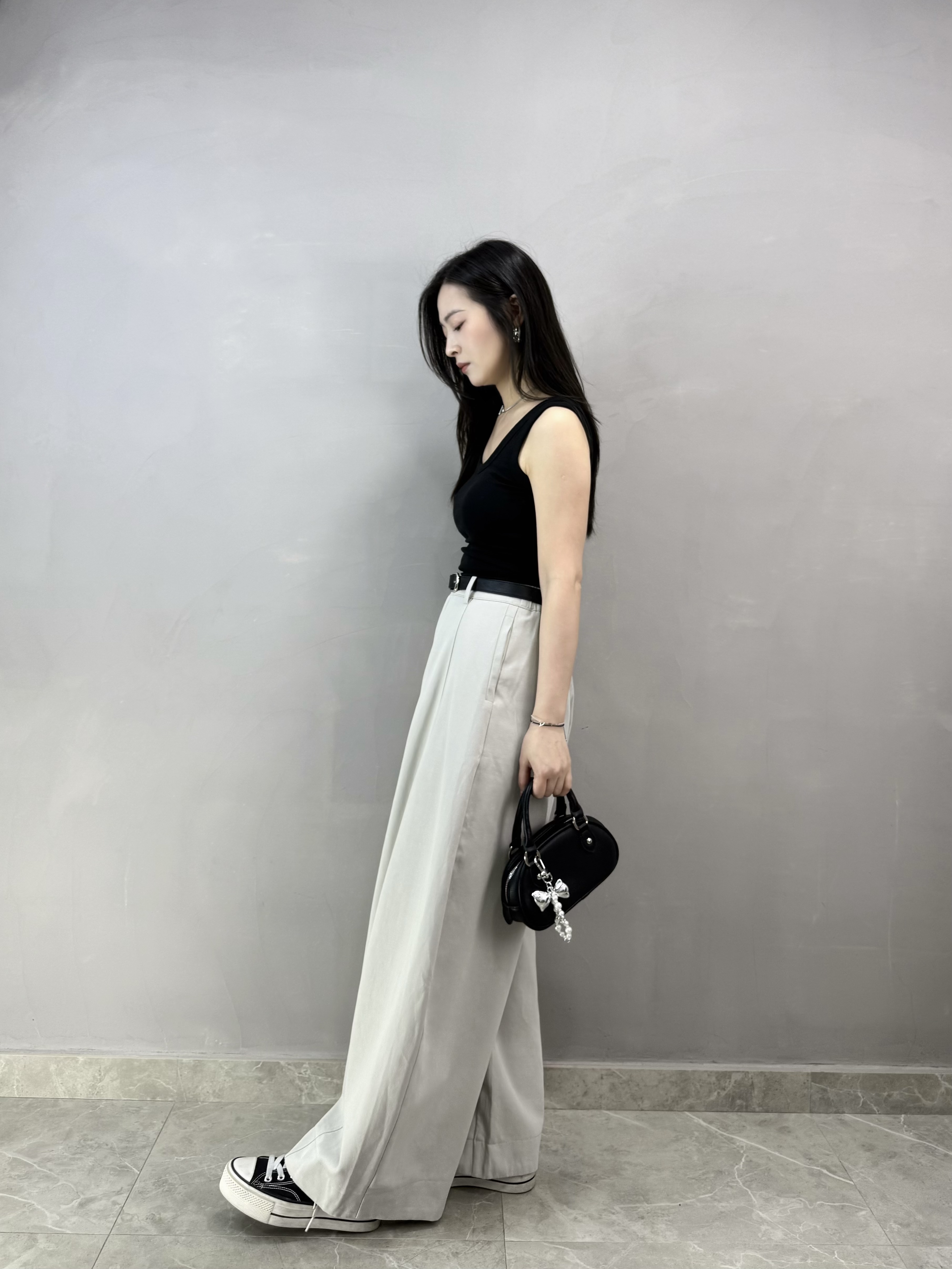 I66 棉質背心中長Bra Top