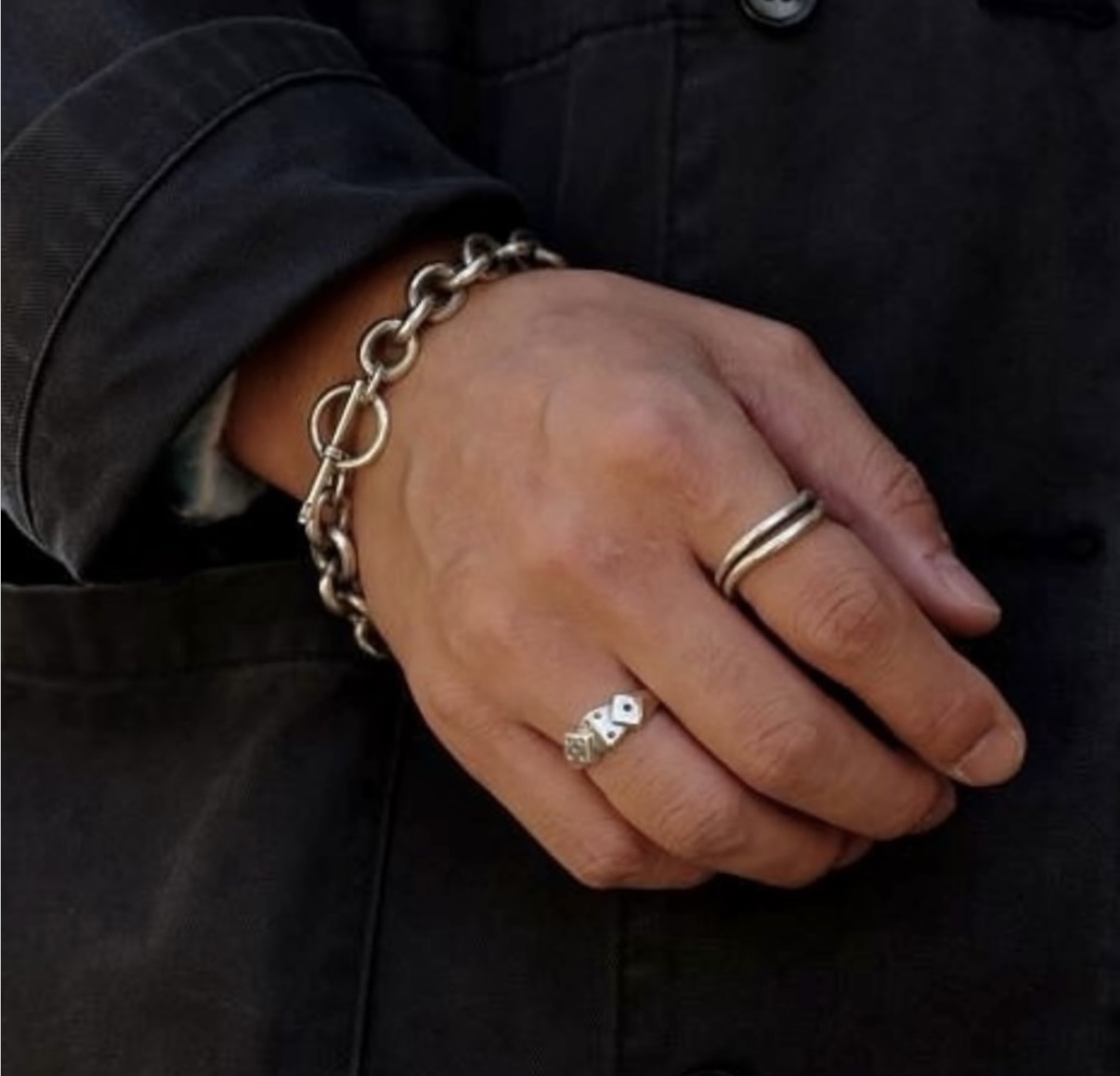 Mollive Heavry OZ GAMBLER DICE RING SV925