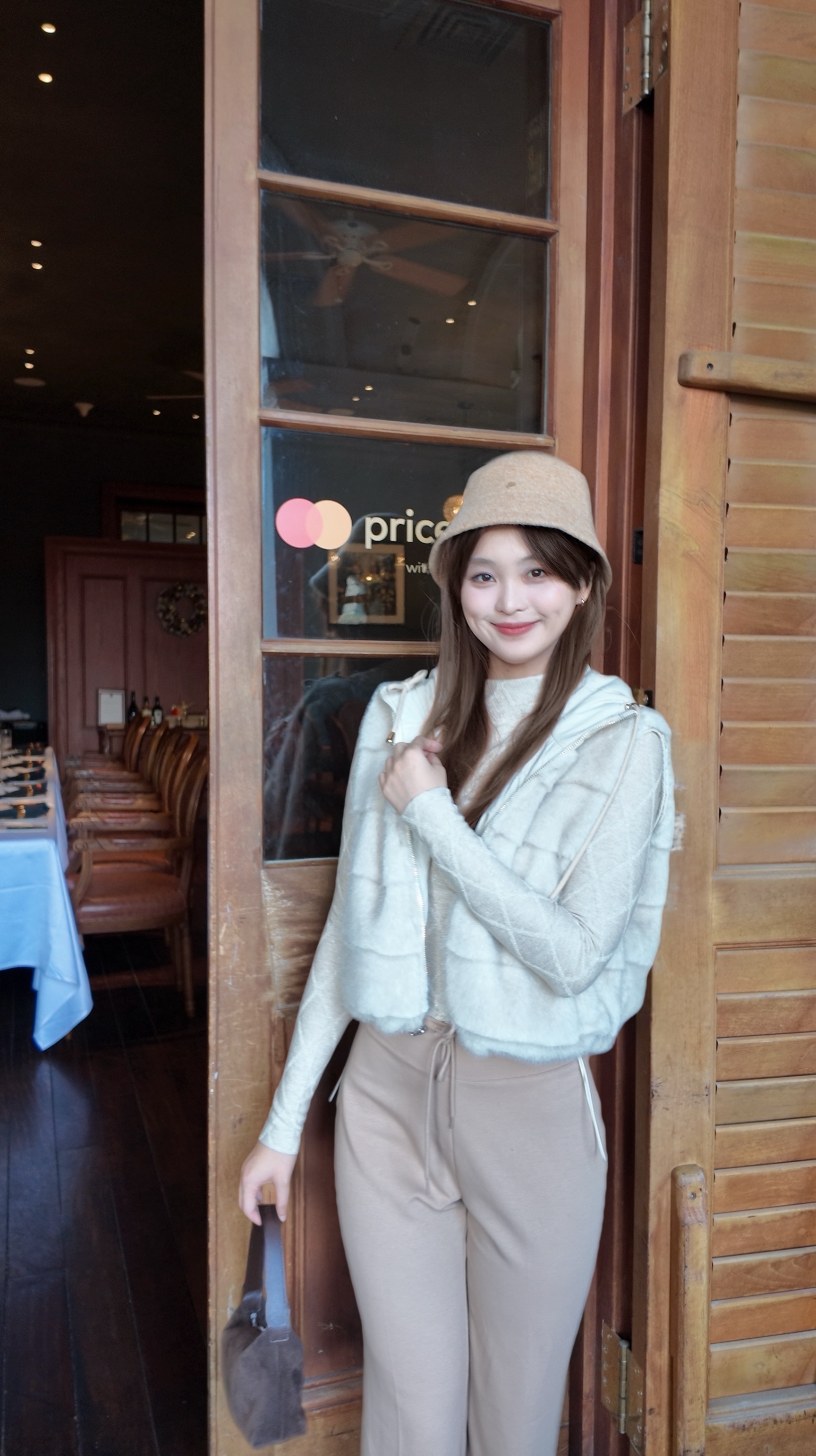 Onni 必收款！ 仿貂毛雙面毛毛馬甲✨