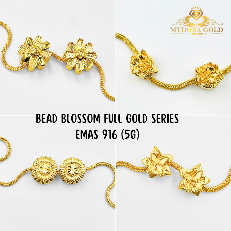 MYDORA Bead Blossom Full Gold Series (5G) | EMAS 916/22k