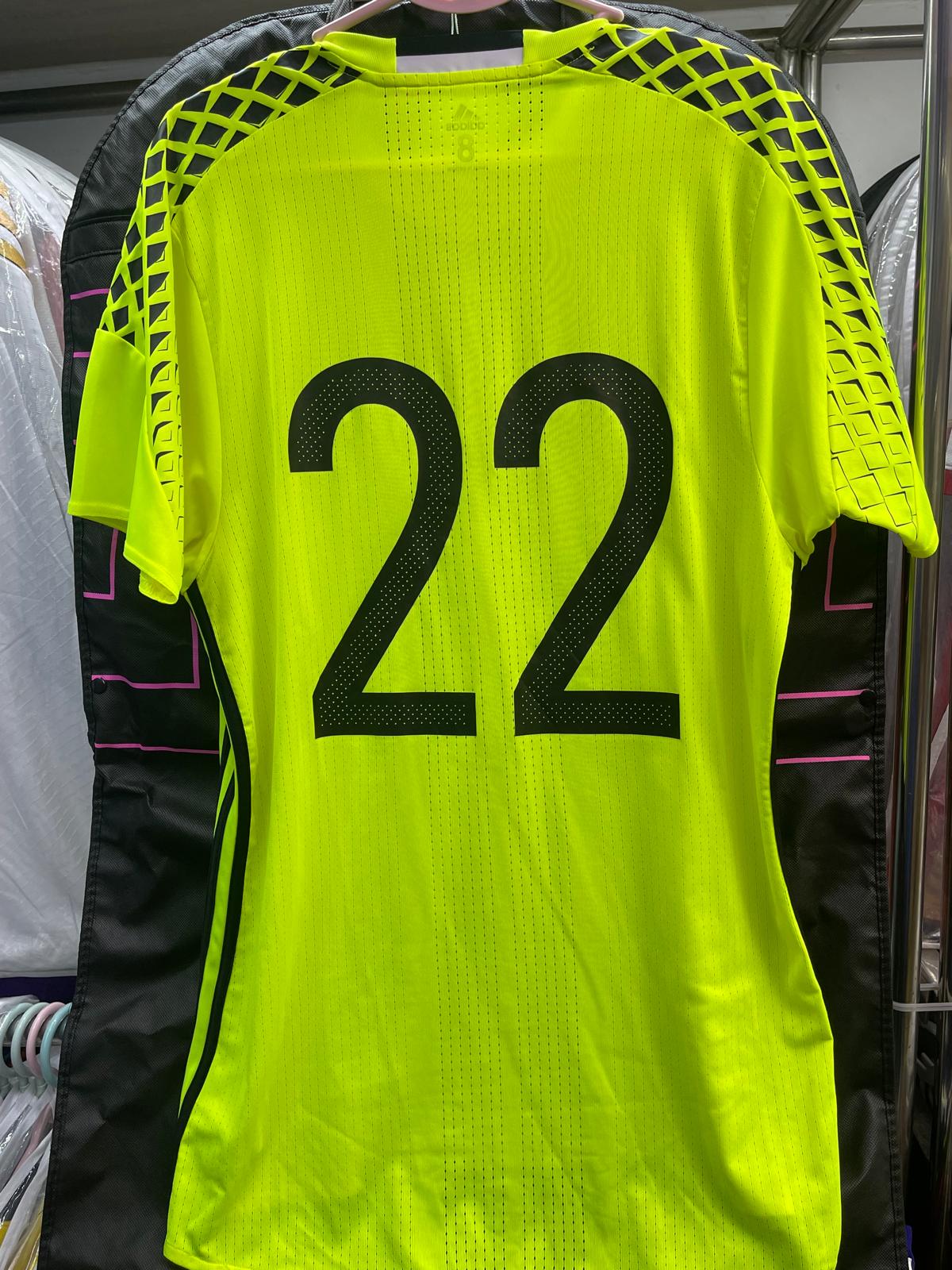 2016 Russia GK Authentic Match Issue Shirt