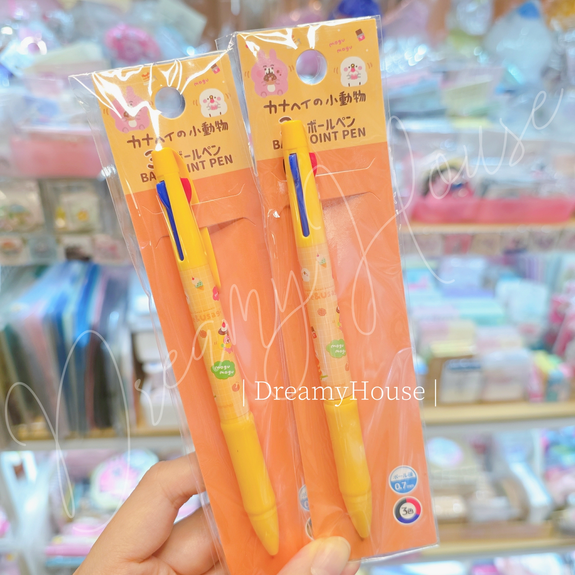 日本 kanahei 🍩Mogu Mogu Ti​​me🧁 3色原子筆