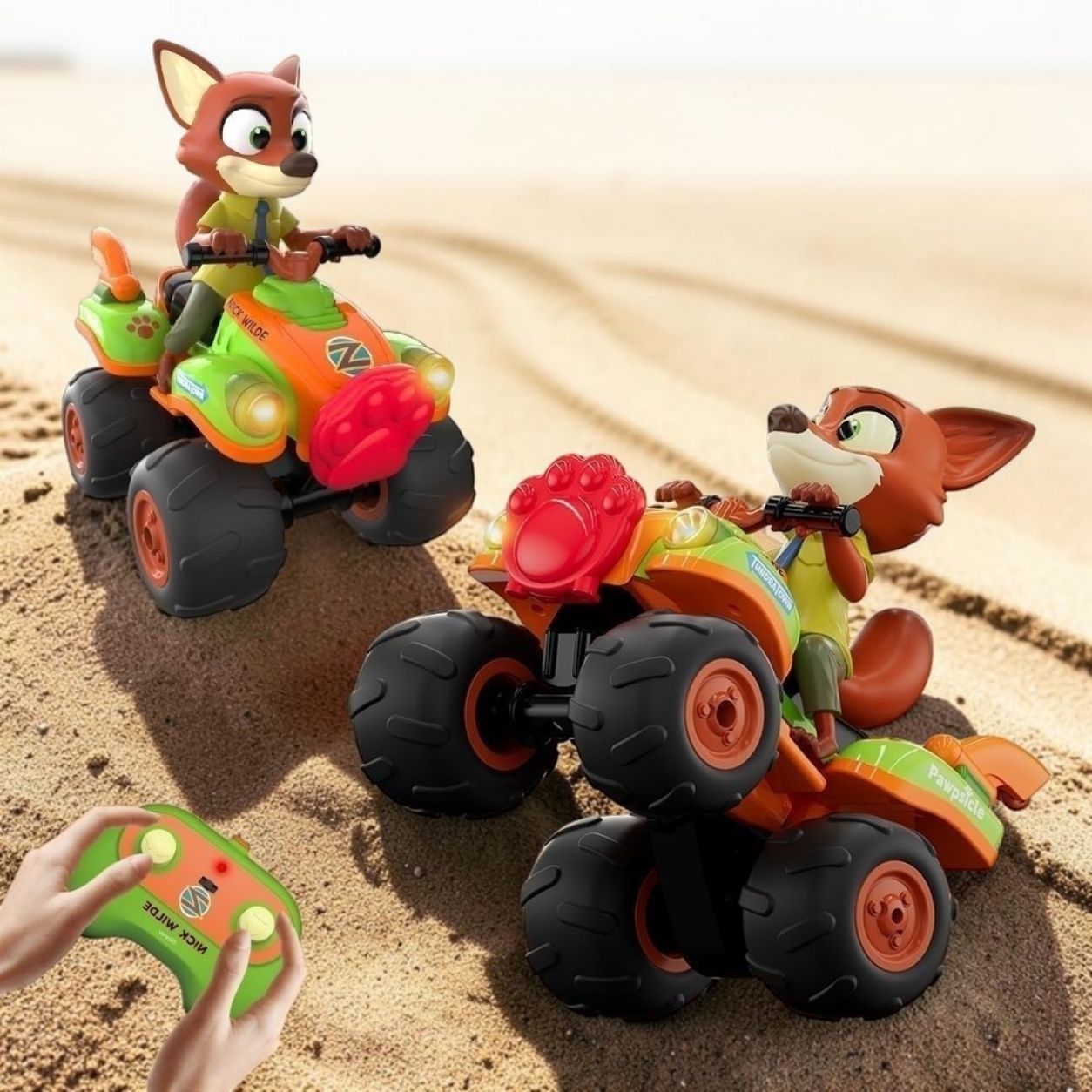 Disney Zootopia 優獸大都會 Nick Wilde 阿力四驅特技遙控車 2.4GHz