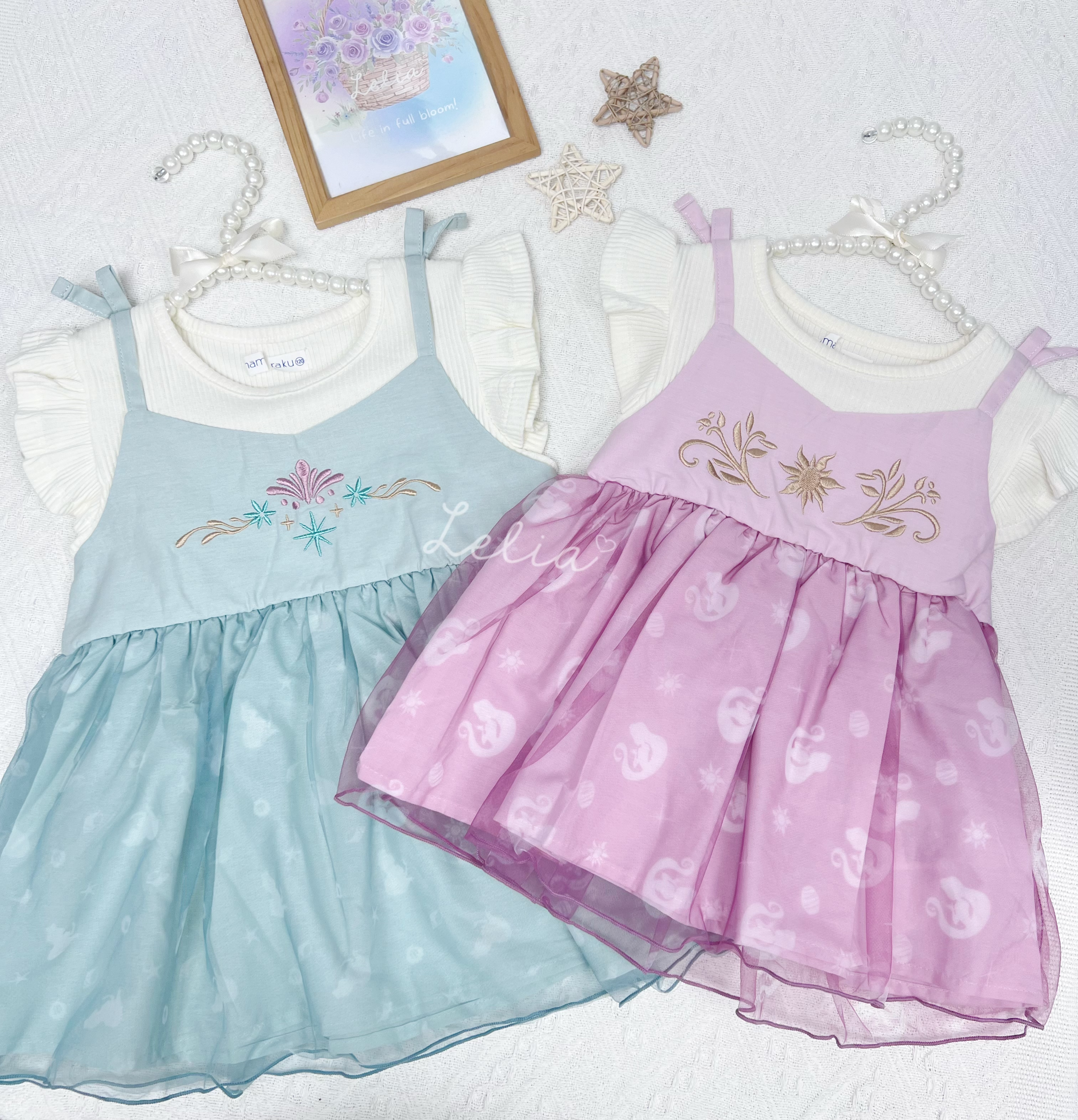 ▫️現貨▫️Mamaraku公主假2件美人魚長髮公主