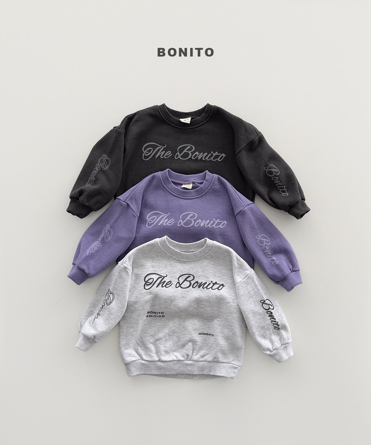 Bonito | The Bony Tor Lettering Man to Man (+adult)