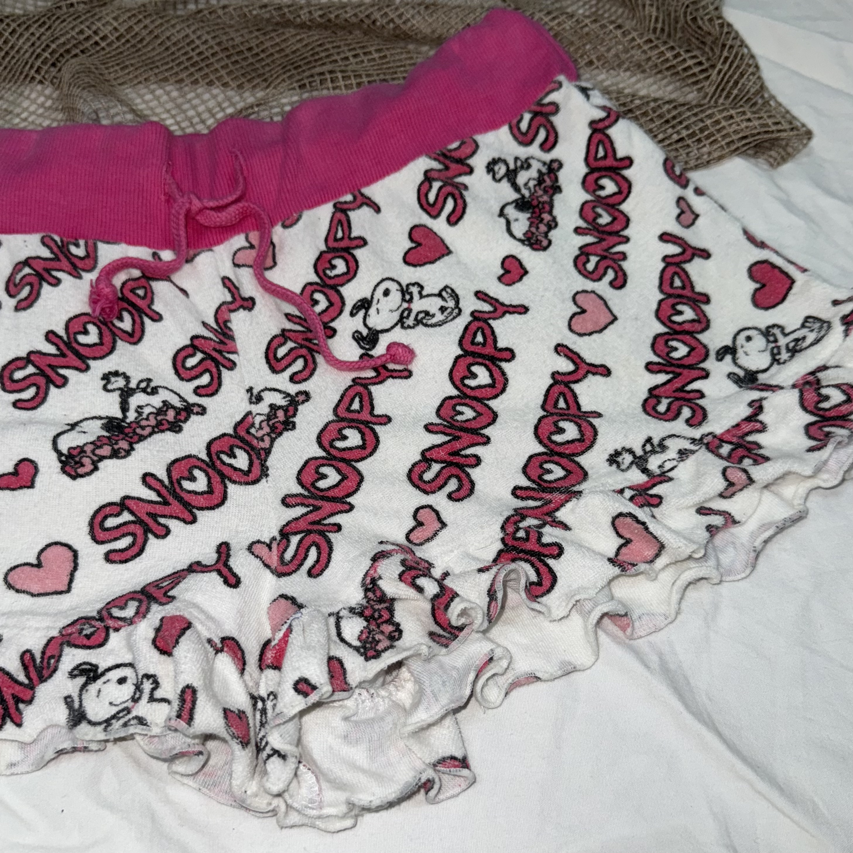 Snoopy Pink Shorts