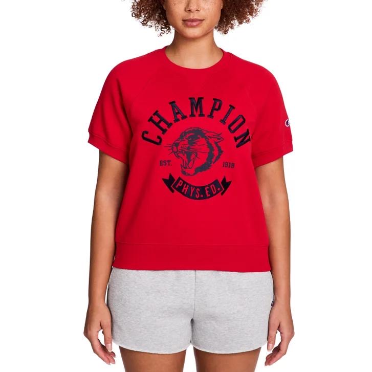 Champion 女裝抓毛短袖