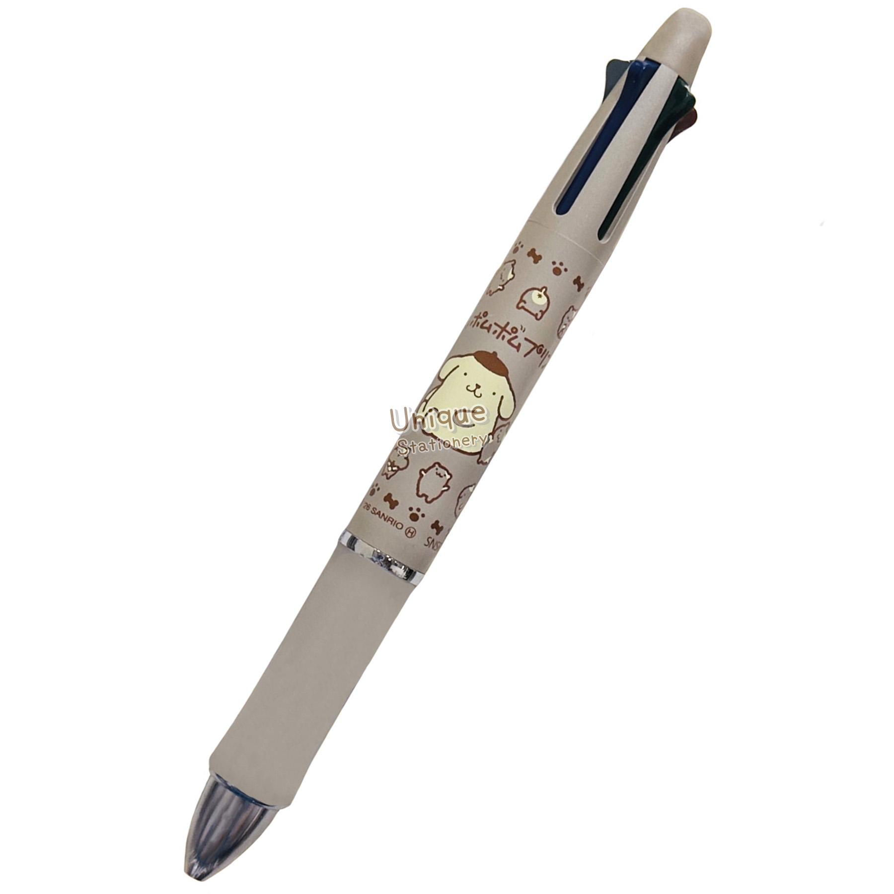 現貨｜Sanrio Pompompurin 布甸狗 Pilot Dr.Grip 4+1 日本製 多功能 5用筆 0.5mm 4色原子筆 + 0.5mm 鉛芯筆 (S4659996)