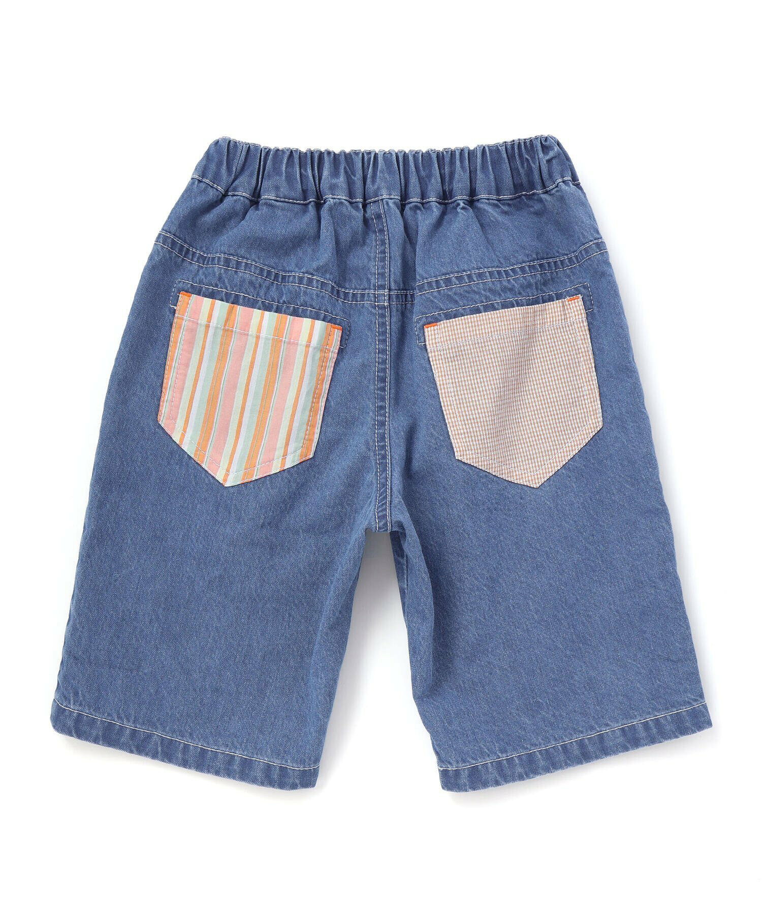 🆕【⭐訂購⭐】🌀 🇯🇵 日本直送 接觸涼感 鑰匙圈刺繡 牛仔/斜紋布 短褲［2款選］🌀 [ELEA-0159][260617]