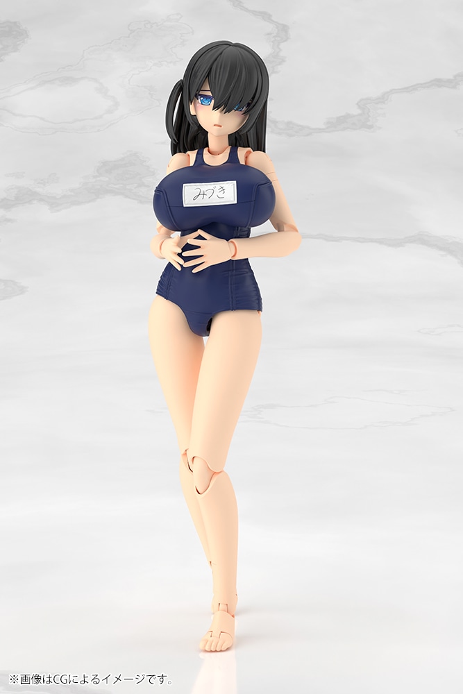 (預訂訂金 $100) (總價 $260) 壽屋 Kotobukiya FRAME ARMS GIRL 美月 Mizuki School Swimsuits Ver. 模型 (KO08186) (行版)
