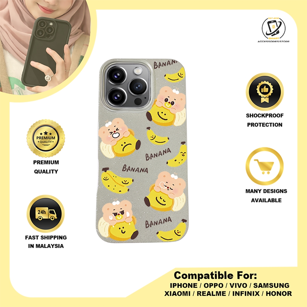 BLING CASE PHONE FOR IPHONE - DESIGN BANANA A