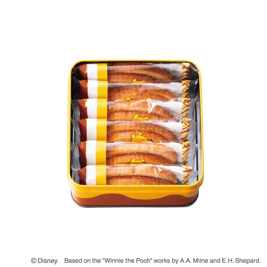 🎀【預訂】Disney x Gouter de Roi 鐵盒脆多士 - Pooh 12枚