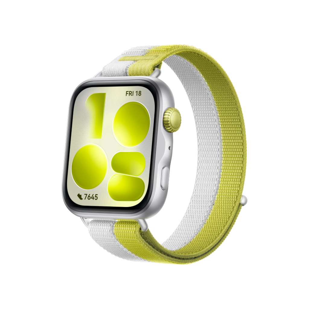 Huawei Watch Fit 5 NFC版 灰綠色編織錶帶 智能運動手錶 香港行貨