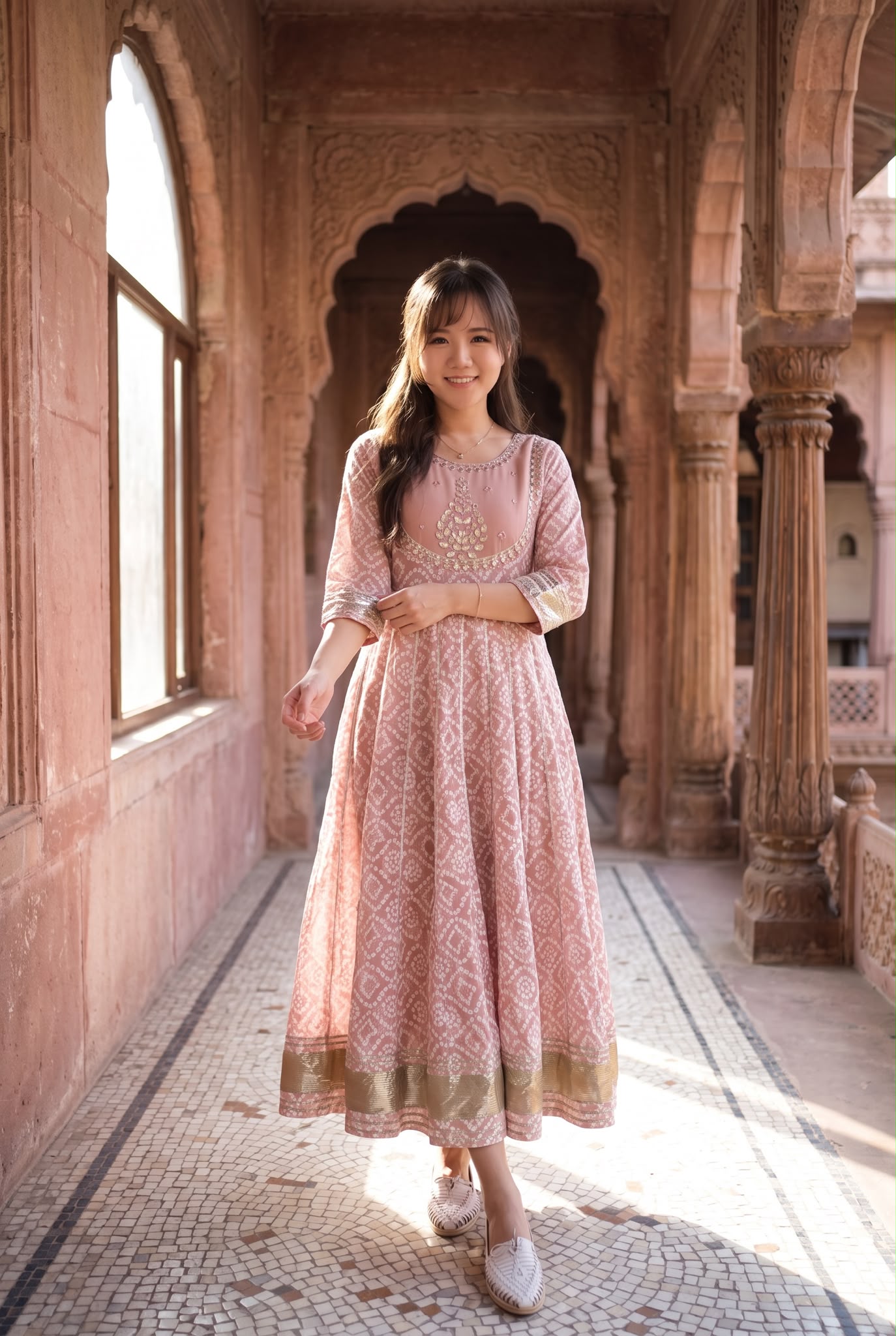 3137 Dusty Pink Emb. OP