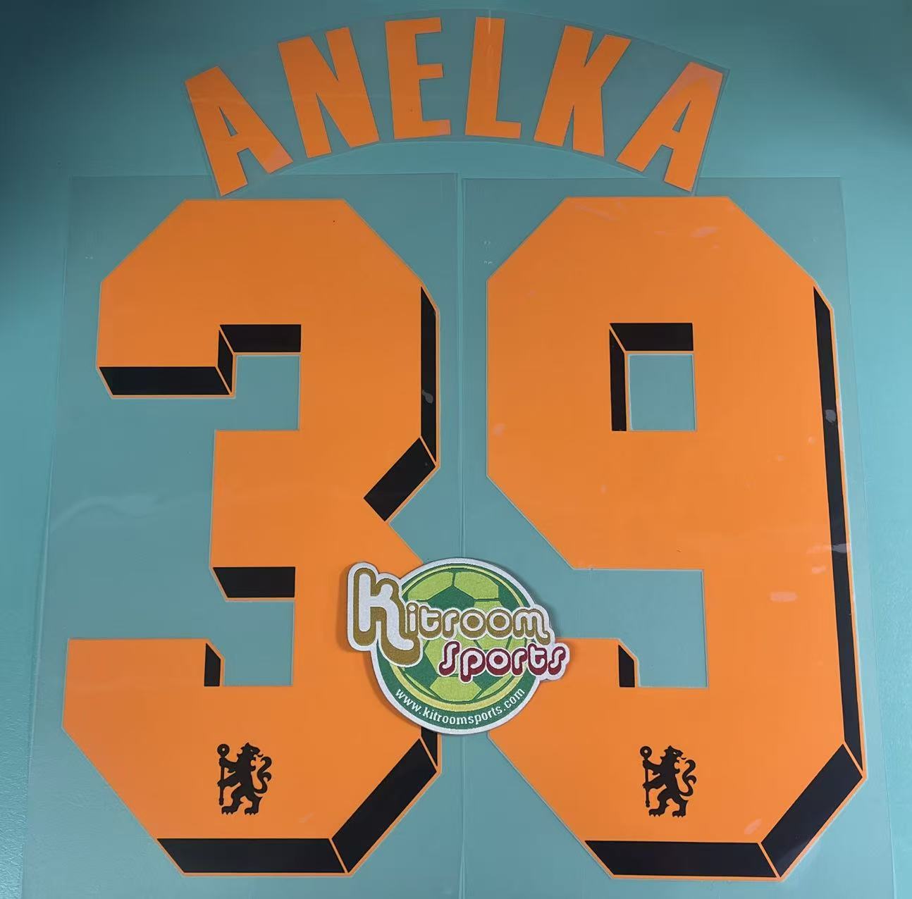 2010-11 Chelsea Away UCL Nameset #39 ANELKA